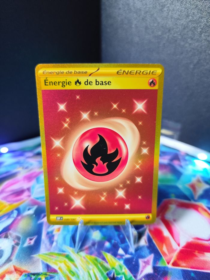 Carte pokémon 🇨🇵 Énergie de base 230/197 Gold flammes obsidiennes - photo numéro 2