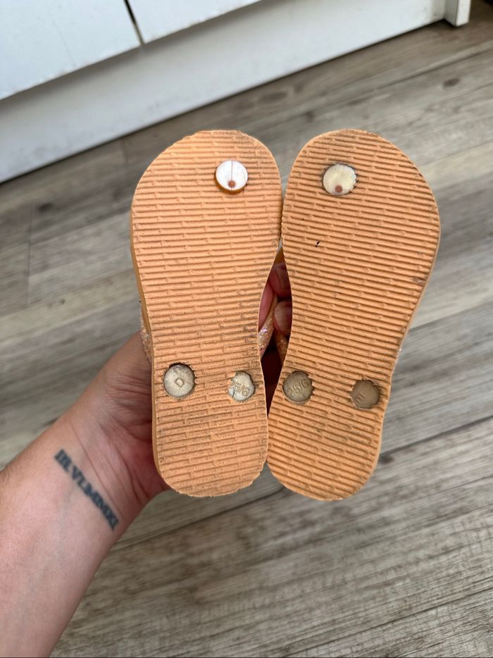 Tong paillette  cupcake havaianas 25/26 fille - photo numéro 4