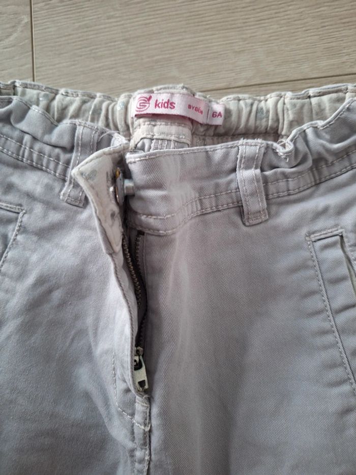 Pantacourt écru Gemo 7 ans - photo numéro 4