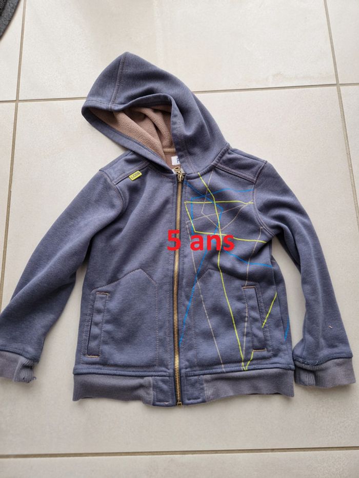 1 veste bleu 5 ans marque la compagnie des petits