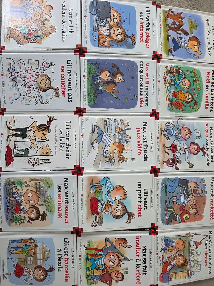 Lots de 30 livres max et lili - photo numéro 3
