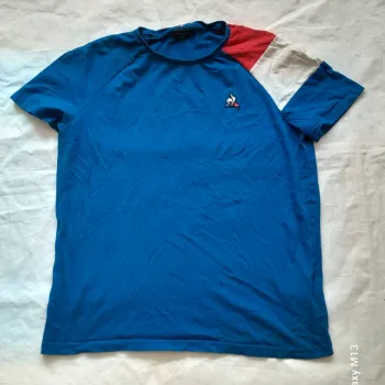 Tee shirt homme bleu blanc rouge Le Coq Sportif taille M