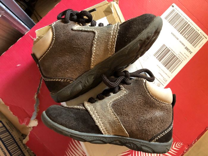 Belle paire de bottines marron Du Pareil Au Même T. 23 TBE