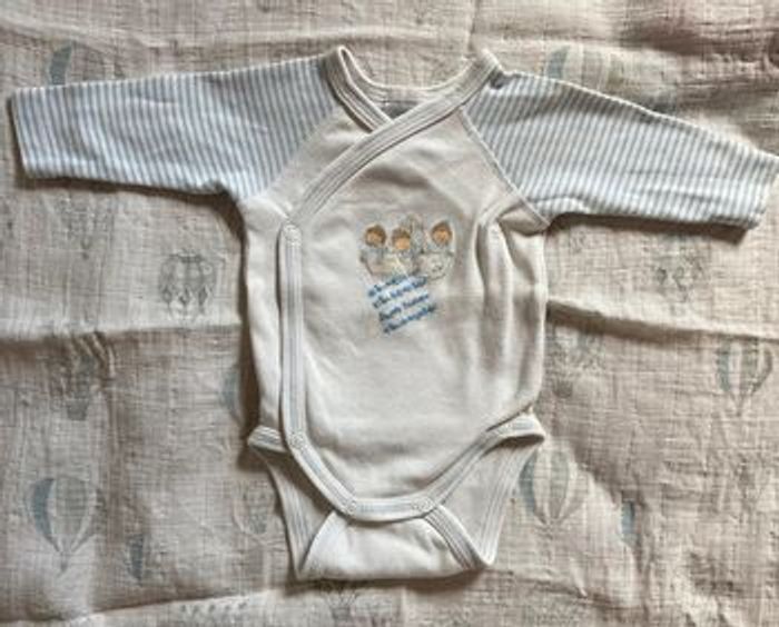 Lot de deux bodies bébé garçon - photo numéro 3
