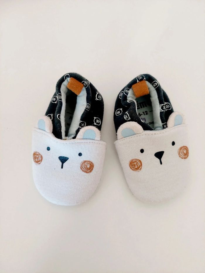 Chaussons de parc textile Vertbaudet