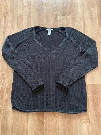 Pull ample gris femme S