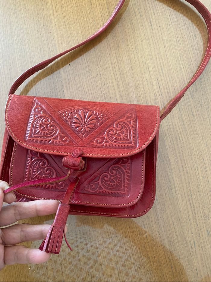 Sac à main en cuir artisanal