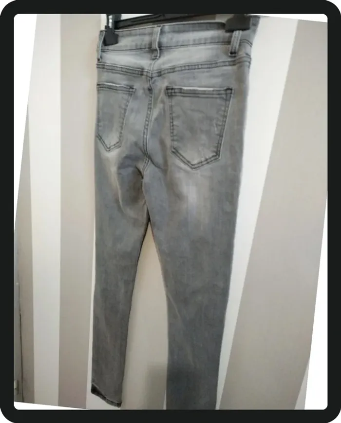 Pantalon en jean skinny - photo numéro 6