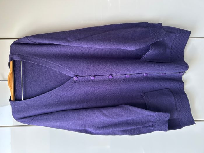 Gilet boutonné mauve Daxon - Taille 54