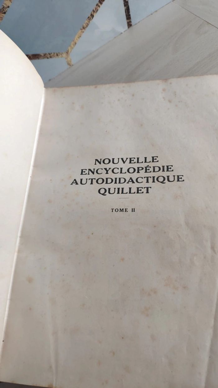 Livre nouvelle Encyclopédie autodidactique Quillet tome 2 1949 physique chimie trigonométrie - photo numéro 8