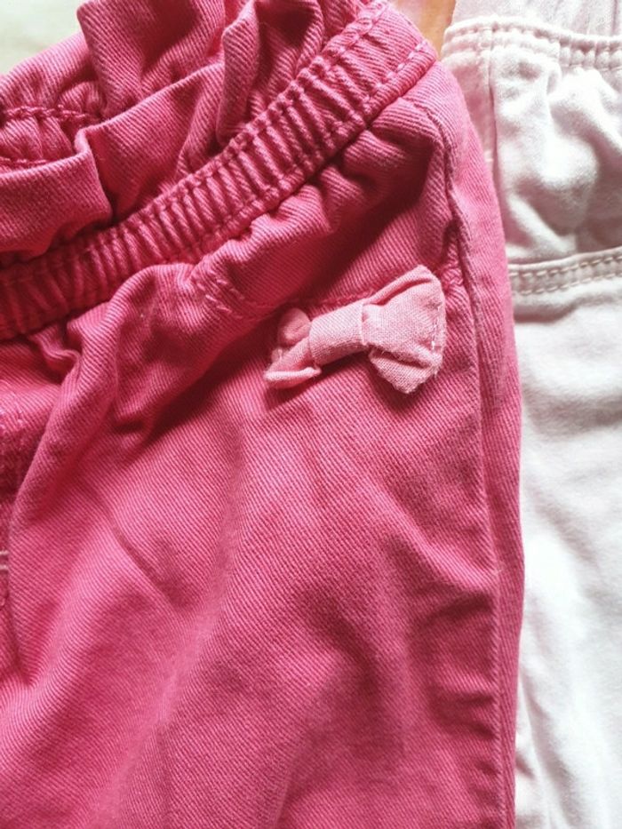 Lot 2 pantalon bébé 12mois - photo numéro 3