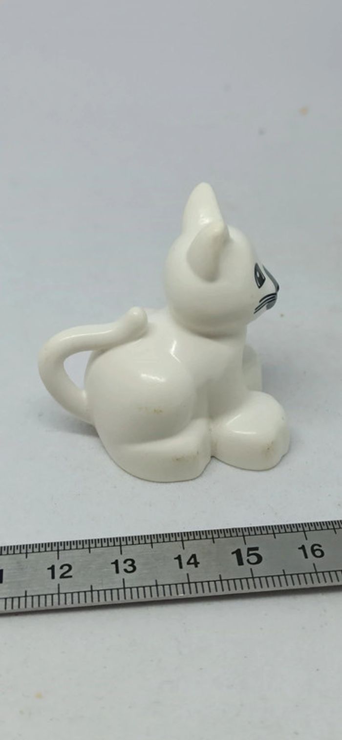 Chat blanc lego duplo - photo numéro 2