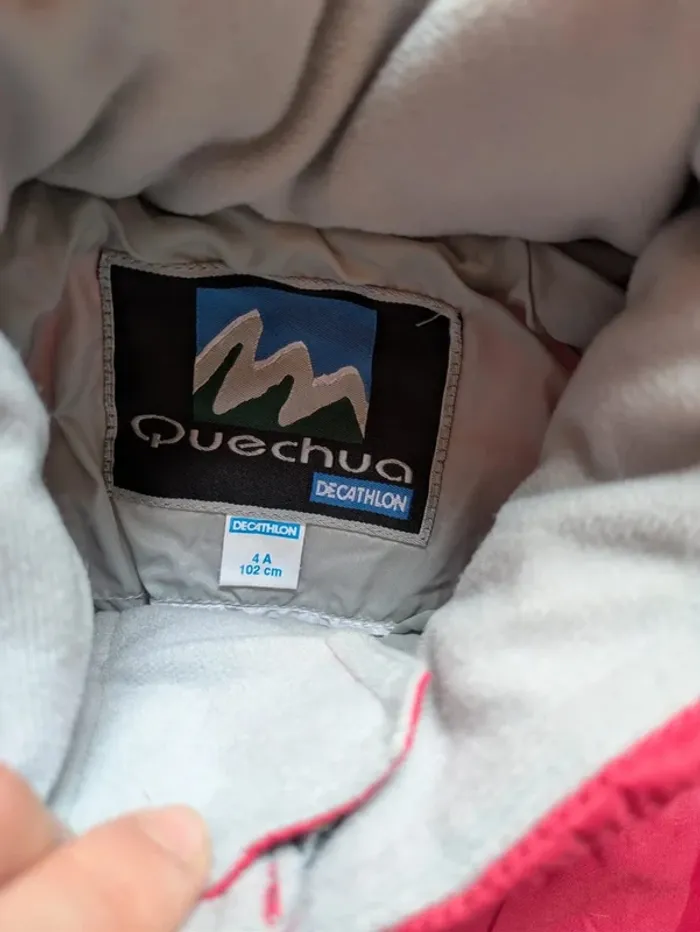Combinaison de ski rouge 4 ans mixte quechua - photo numéro 3
