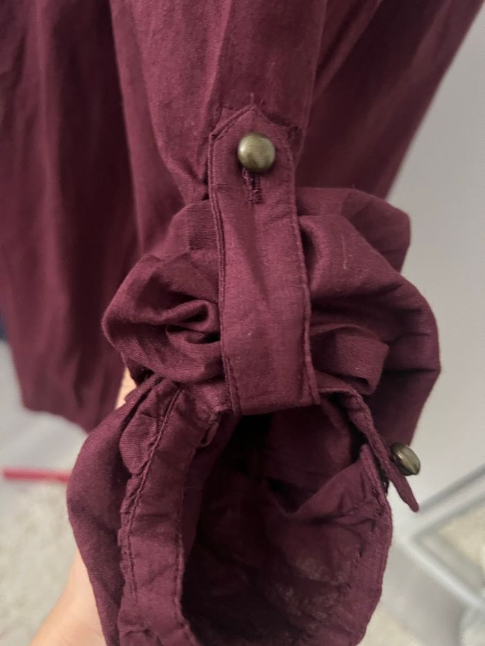 Tunique manches longues bordeaux Pimkie - photo numéro 7