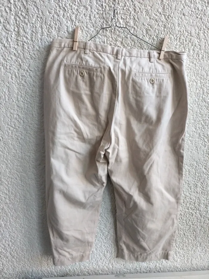 Pantacourt beige tex taille 46 - photo numéro 5