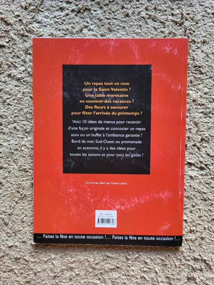 Lot de 2 livres de cuisine recettes de riz et réceptions à thème - photo numéro 3