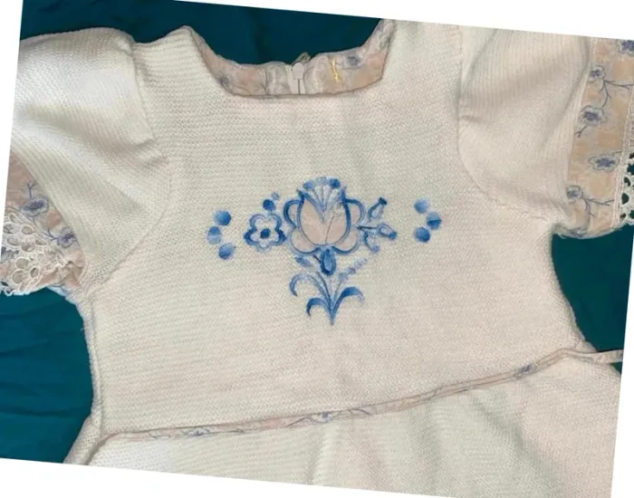 Magnifique robe vintage bébé fille 18 mois - photo numéro 2