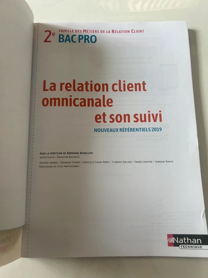 La relation client omnicanale et son suivi- famille des métiers de la relation client - 2e bac pro - photo numéro 2
