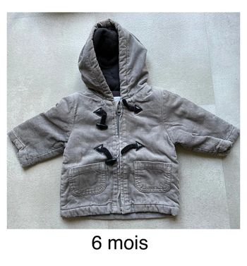 Manteau taille 6 mois