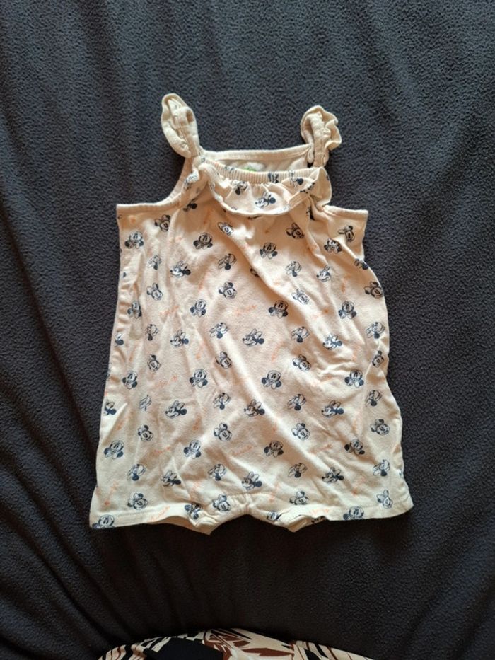 Combi short bébé Minnie