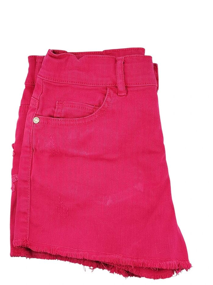 Short en jean rose - photo numéro 2