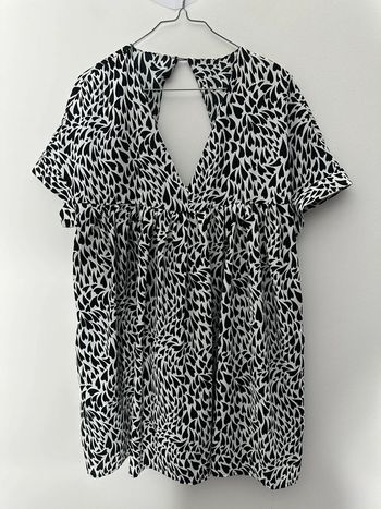 Combishort noire et blanche petits cœurs Kilky TS/M 36/38