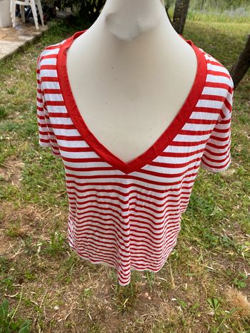 Top à rayures comptoir des cotonniers xl