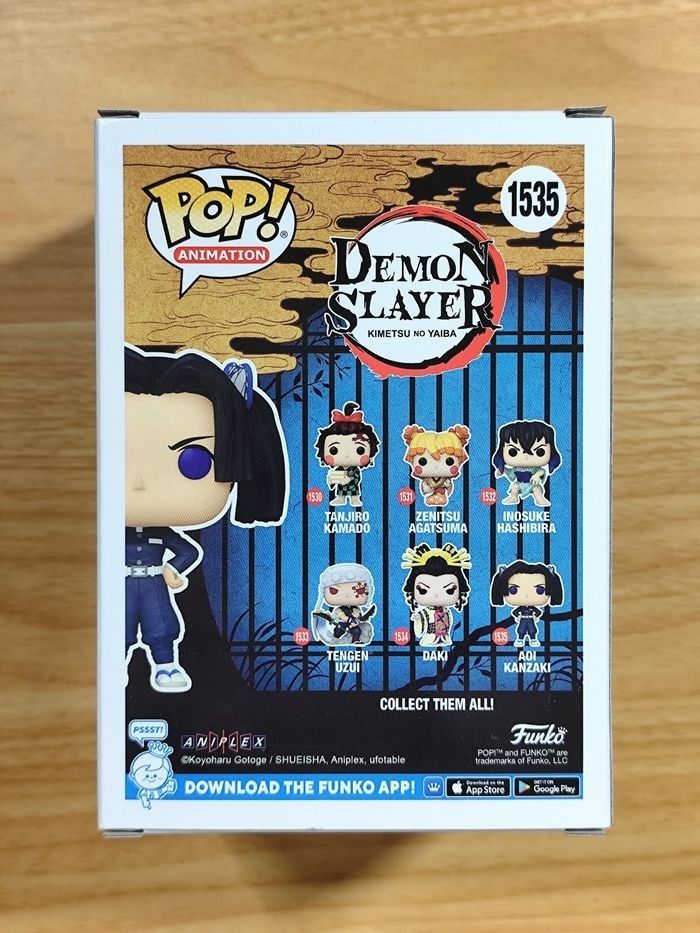 Lot De 2 Funko Pop! Demon Slayer - Tanjiro 1403 & Aoi Kanzaki 1535 - photo numéro 8