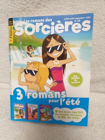 Livre Les romans des sorcières 3eme trimestre 2022 neuf