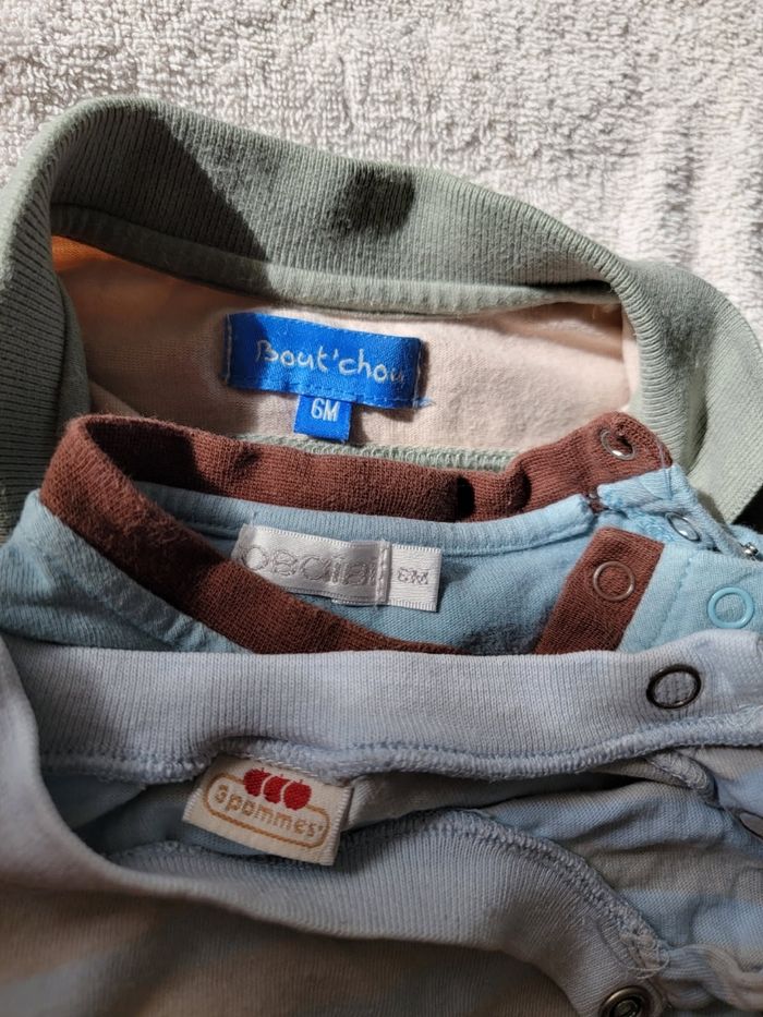 Lot de 6 tee-shirts manches longues 6 mois - photo numéro 9