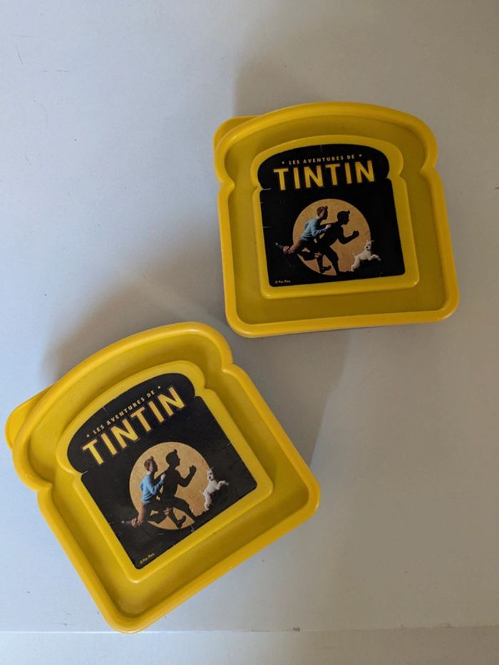 2 boîtes à lunch tintin