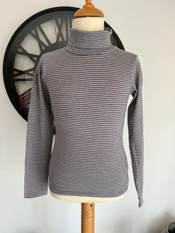 Tee-shirt manche longue rayé
