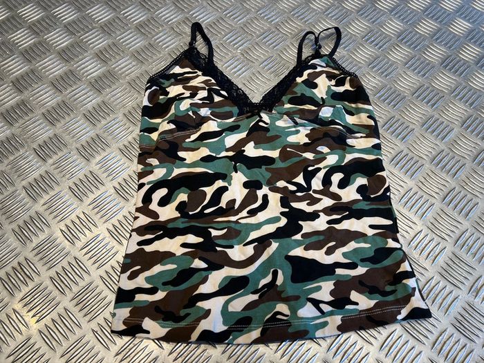 Debardeur mil-tec style camo femme fille taille s neuf - photo numéro 2