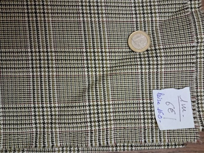 Coupon polyester et laine  1m