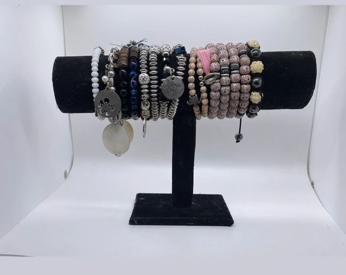 🌸 Lot de 15 bracelets fantaisie / bohème - photo numéro 2