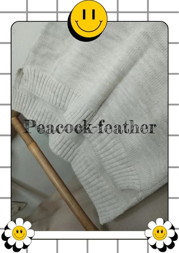 Pull crème sans manches TU neuf - photo numéro 3