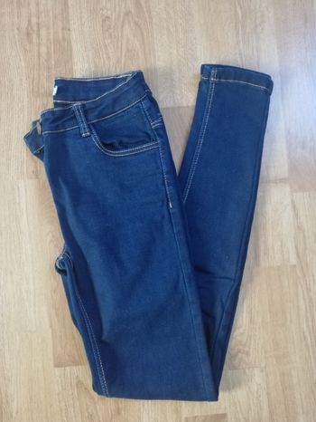 Jean slim taille réglable 14 ans
