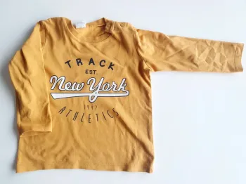 Tee-shirt moutarde H&M 12/18 mois