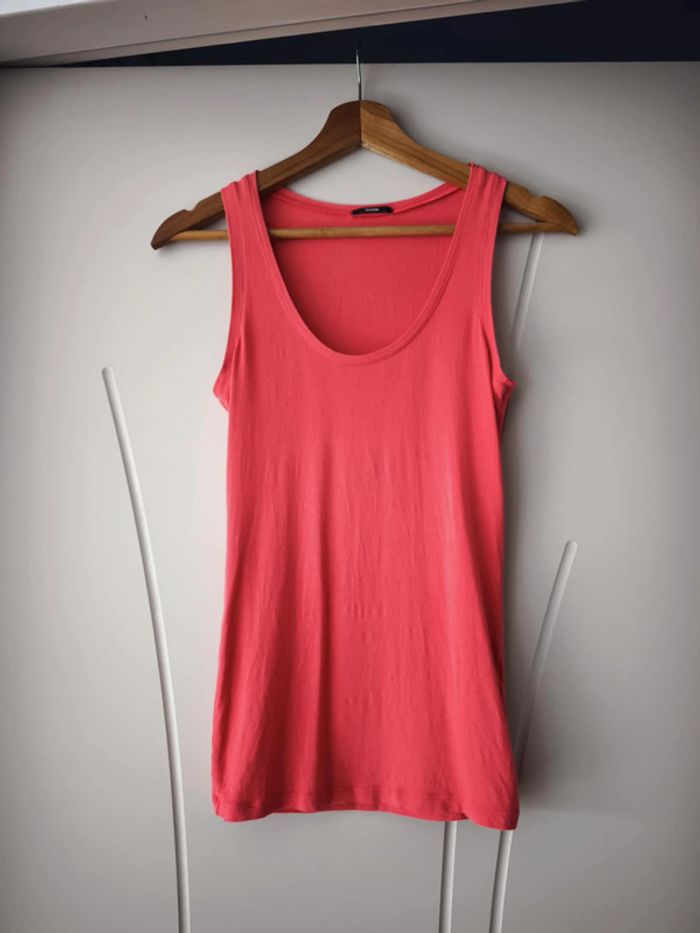 débardeur rouge corail Tezenis