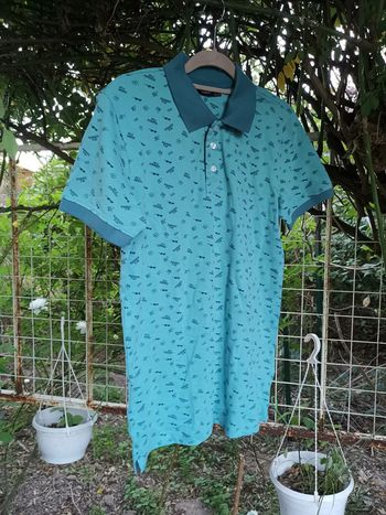 polo taille S neuf bleu turquoise