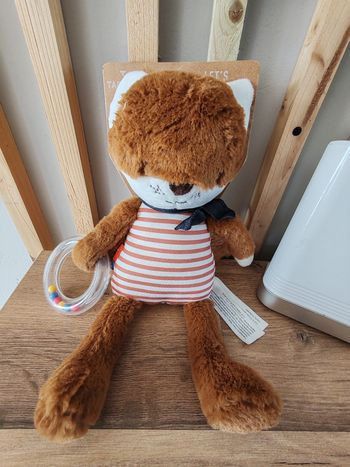 Renard marron rayé TAPE A L’OEIL neuf