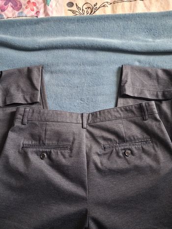 Pantalon homme bleu/gris