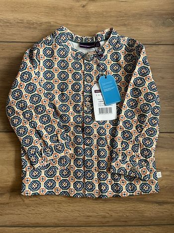 Haut chemise motif neuf sergent major 18 mois