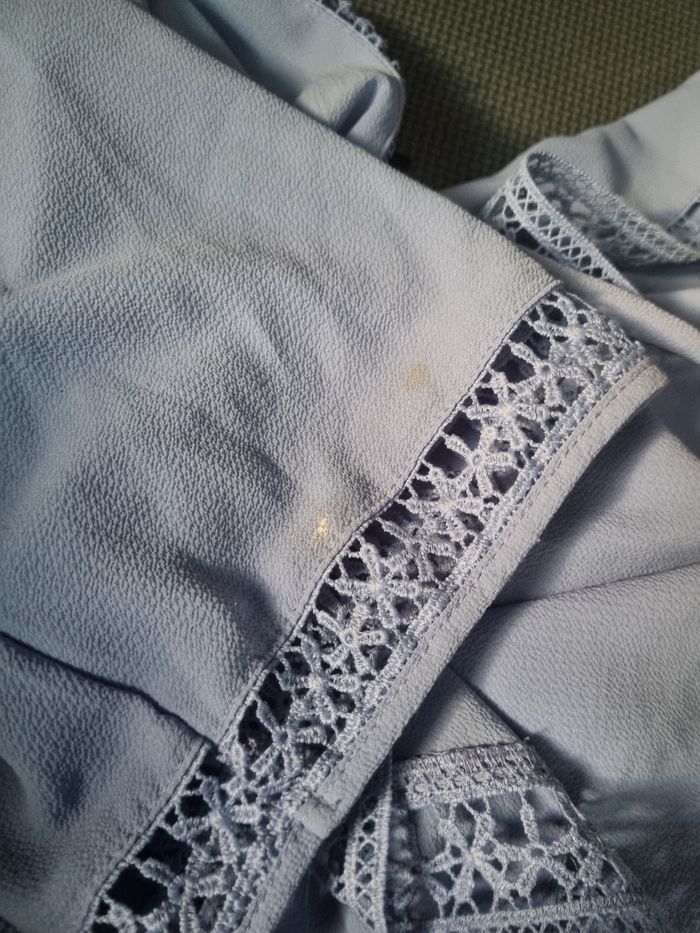 Kimono bleu clair à broderie taille 38-40 - photo numéro 8