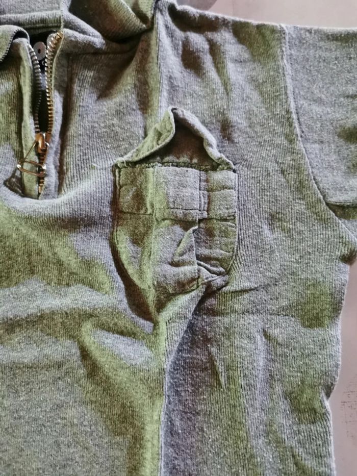 T-shirt zippé - photo numéro 3