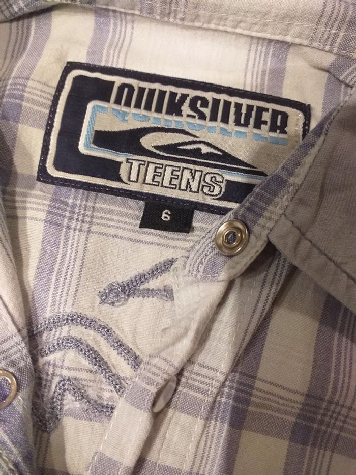 chemise manches courtes "quiksilver"
