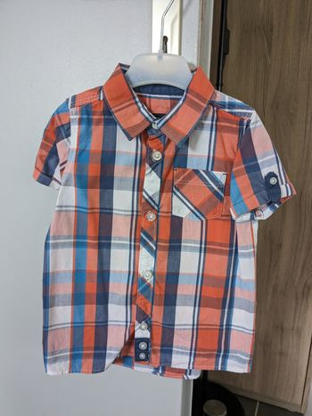 Chemise manches courtes garçon in extenso 3 ans