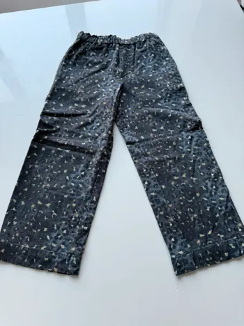 Pantalon fluide et large léopard Zara