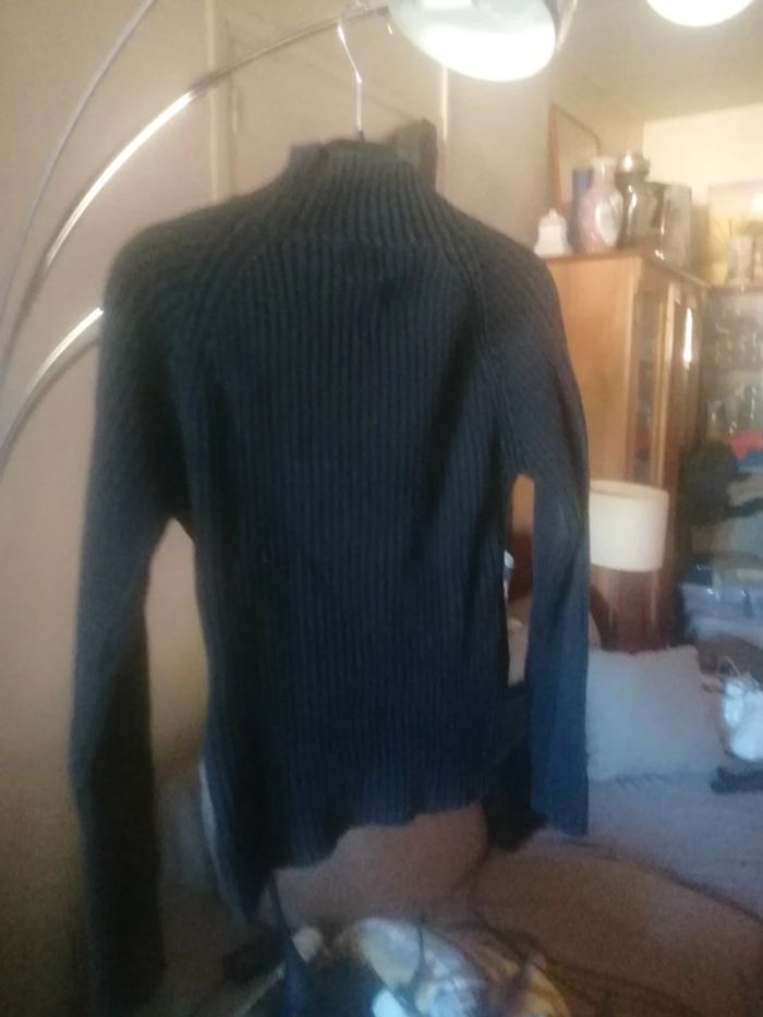 🌸Pull côtelé noir Taille 10/12 ans "Camaïeu" 🌸 - photo numéro 3