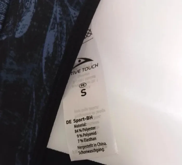 Brassière de sport taille S - Active Touch - photo numéro 6
